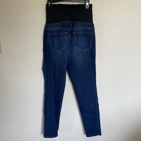 Isabel Maternity Skinny Jeans Blue Color Size 6/28R - Picture 4 of 13